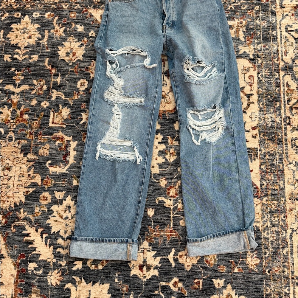 Cello Relaxed Distressed Jeans